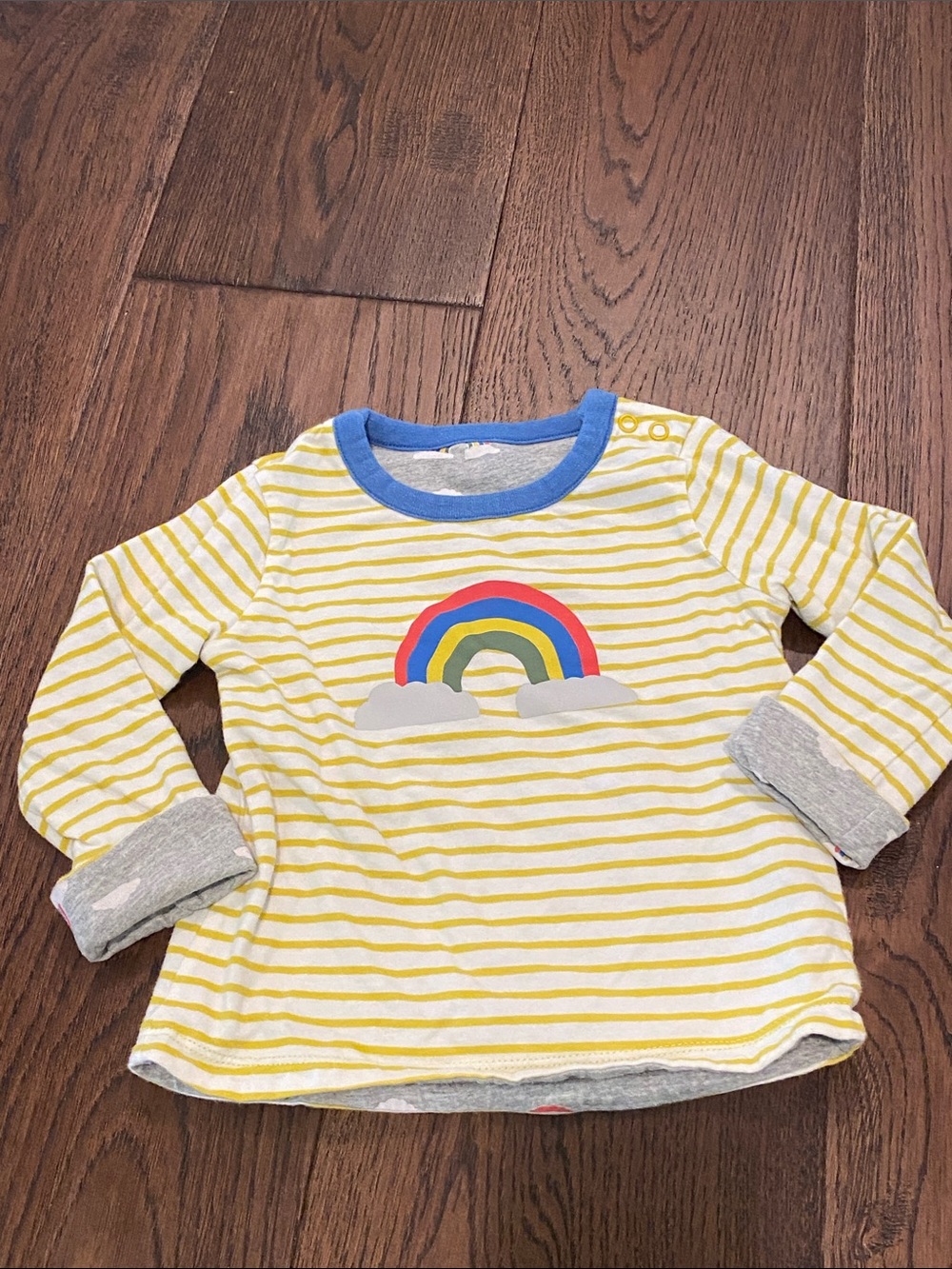 Boden reversible cozy rainbow top - Sz 18-24